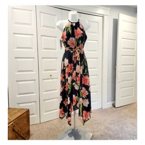 Eliza J Floral Chiffon Dress NWT